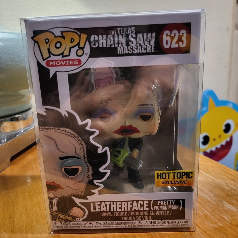 Texas Chainsaw Massacre Leather Face (Pretty Woman Mask) Hot Topic Excl Pop
